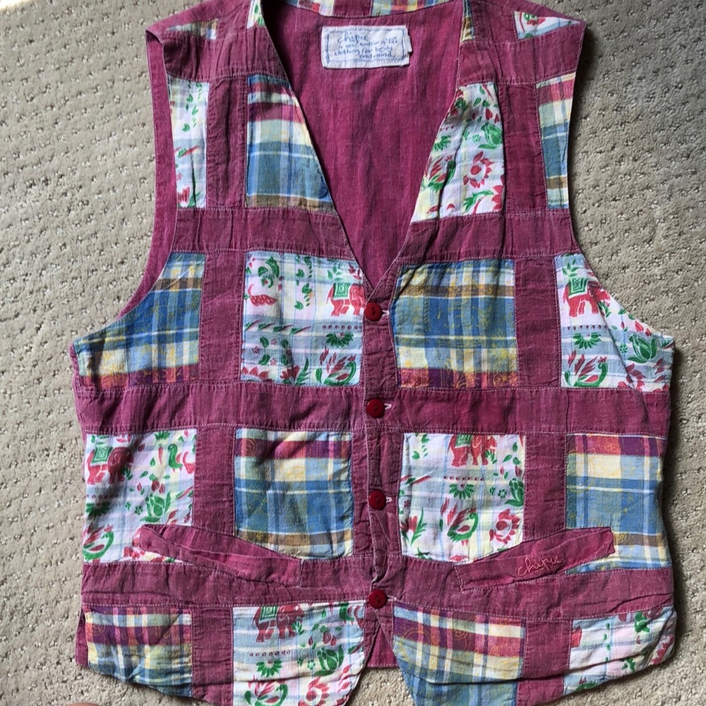 Chipie Vintage Patchwork Vest